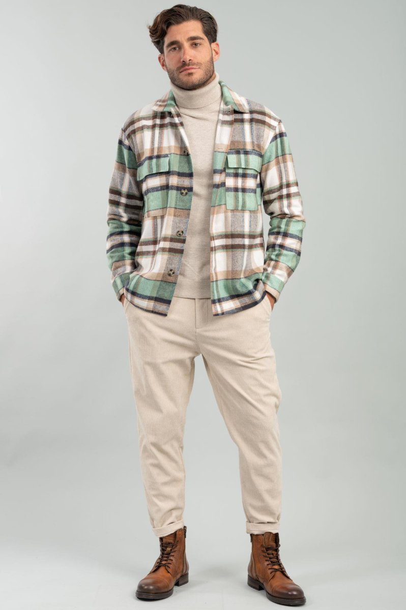 Oveshirt Vittorio 300-2324-PEGIO Green