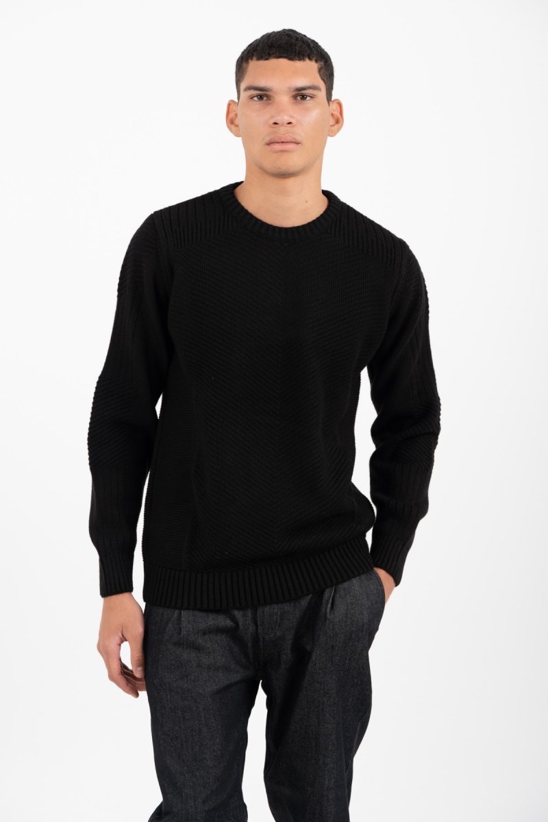 Πλεκτό Vittorio 700-2526-008 BLACK - Image 2